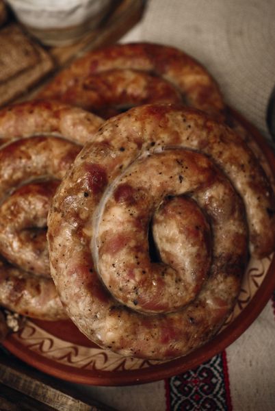Домашня печена ковбаса Домашня печена ковбаса фото